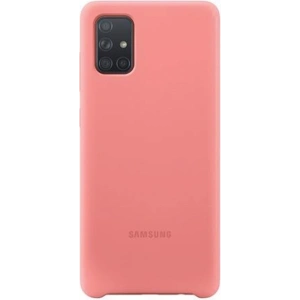 Kup Etui Samsung Galaxy A71 EF-PA715TP różowy/pink Silicone Cover - SMG099PNK - {ean13} - Sklep Home Screen