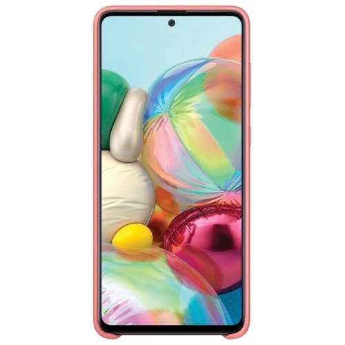 Kup Etui Samsung Galaxy A71 EF-PA715TP růžový/pink silikonový kryt - SMG099PNK - {ean13} - Sklep Home Screen