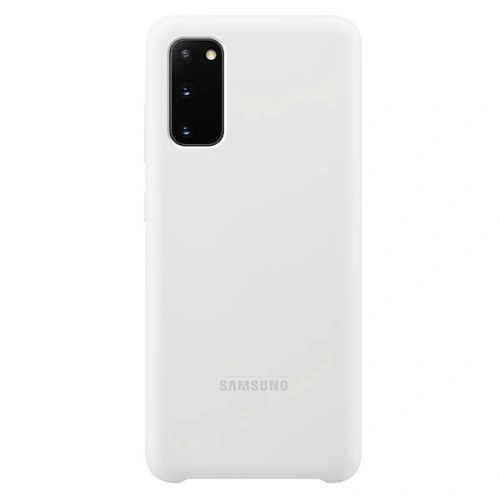 Kup Etui Samsung Galaxy S20 EF-PG980TW bílý/white Silicone Cover - SMG110WHT - {ean13} - Sklep Home Screen