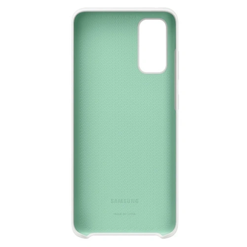Kup Etui Samsung Galaxy S20 EF-PG980TW alb/white Silicone Cover - SMG110WHT - {ean13} - Sklep Home Screen