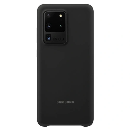 Buy Samsung Galaxy S20 Ultra EF-PG988TB black Silicone Cover - SMG117BLK - {ean13} - Home Screen Store Europe