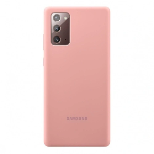 Kup Etui Samsung Galaxy Note 20 EF-PN980TA cupru/maro cupru Silicone Cover - SMG123BR - {ean13} - Sklep Home Screen