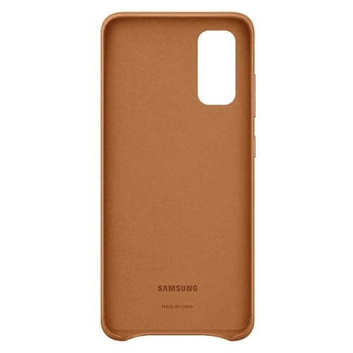 Kup Etui Samsung Galaxy S20 EF-VG980LA brązowy/brown Leather Cover - SMG146BR - {ean13} - Sklep Home Screen