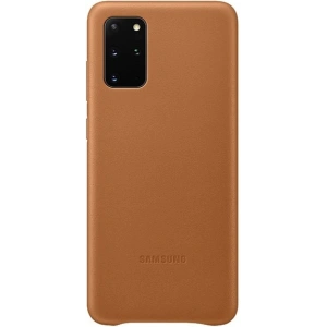 Kup Etui Samsung Galaxy S20+ Plus EF-VG985LA brązowy/brown Leather Cover - SMG151BR - {ean13} - Sklep Home Screen