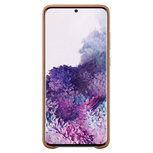 Buy Samsung Galaxy S20+ Plus EF-VG985LA brown Leather Cover - SMG151BR - {ean13} - Home Screen Store Europe