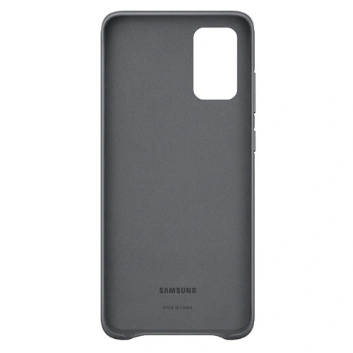 Buy Samsung Galaxy S20+ Plus EF-VG985LJ gray Leather Cover - SMG153GRY - {ean13} - Home Screen Store Europe