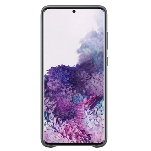 Buy Samsung Galaxy S20+ Plus EF-VG985LJ gray Leather Cover - SMG153GRY - {ean13} - Home Screen Store Europe