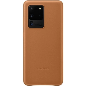 Kup Etui Samsung Galaxy S20 Ultra EF-VG988LA brązowy/brown Leather Cover - SMG156BR - {ean13} - Sklep Home Screen