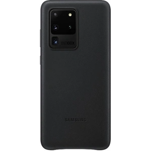 Samsung Galaxy S20 Ultra EF-VG988LB black Leather Cover