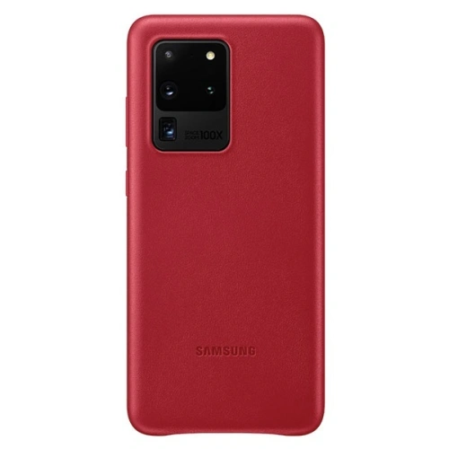 Kup Etui Samsung Galaxy S20 Ultra EF-VG988LR roșu/red Leather Cover - SMG160RED - {ean13} - Sklep Home Screen