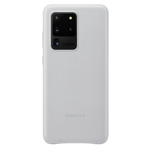 Kup Etui Samsung Galaxy S20 Ultra EF-VG988LS jasno szary/light gray Leather Cover - SMG161GRY - {ean13} - Sklep Home Screen