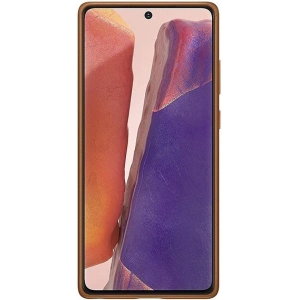 Etui Samsung Galaxy Note 20 EF-VN980LA hnědý/brown kožený obal