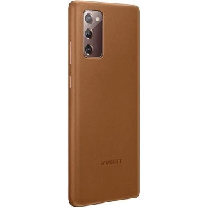 Kup Etui Samsung Galaxy Note 20 EF-VN980LA brązowy/brown Leather Cover - SMG162BR - {ean13} - Sklep Home Screen