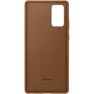 Kup Etui Samsung Galaxy Note 20 EF-VN980LA brązowy/brown Leather Cover - SMG162BR - {ean13} - Sklep Home Screen