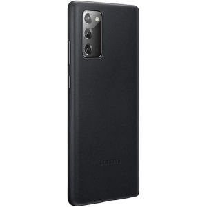 Kup Etui Samsung Galaxy Note 20 EF-VN980LB czarny/black Leather Cover - SMG163BLK - {ean13} - Sklep Home Screen