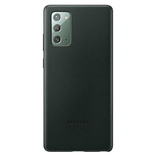 Kup Etui Samsung Galaxy Note 20 EF-VN980LG zelené/green Leather Cover - SMG164GRN - {ean13} - Sklep Home Screen