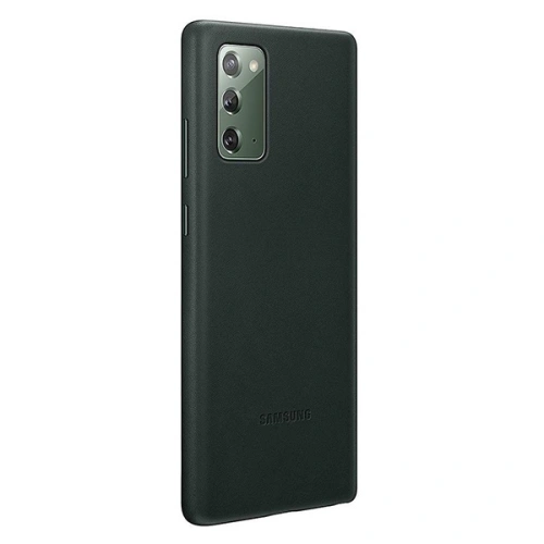 Kup Etui Samsung Galaxy Note 20 EF-VN980LG zelené/green Leather Cover - SMG164GRN - {ean13} - Sklep Home Screen