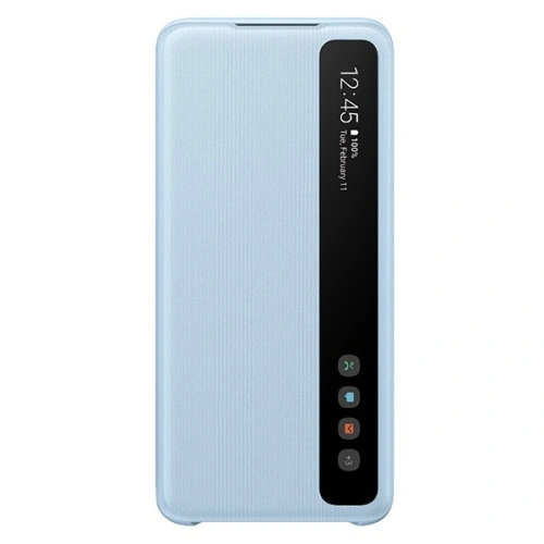 Kup Etui Samsung Galaxy S20 EF-ZG980CL albastru/sky blue Clear View Cover - SMG174BLU - {ean13} - Sklep Home Screen