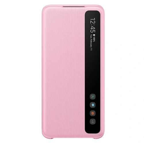 Kup Etui Samsung Galaxy S20 EF-ZG980CP różowy/pink Clear View Cover - SMG175PNK - {ean13} - Sklep Home Screen