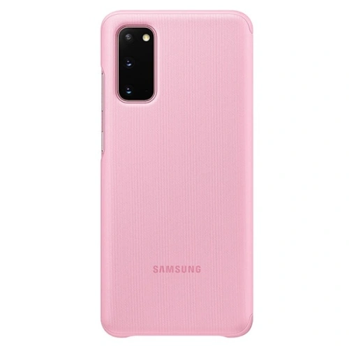 Kup Etui Samsung Galaxy S20 EF-ZG980CP różowy/pink Clear View Cover - SMG175PNK - {ean13} - Sklep Home Screen