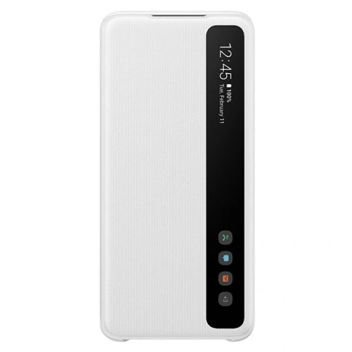 Kup Etui Samsung Galaxy S20 EF-ZG980CW bílý/white Clear View Cover - SMG176WHT - {ean13} - Sklep Home Screen