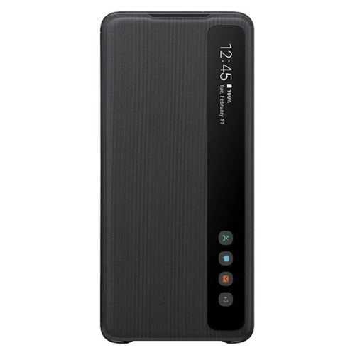 Kup Samsung Gehäuse Galaxy S20+ Plus EF-ZG985CB schwarz/schwarz Clear View Cover - SMG177BLK - {ean13} - Sklep Home Screen