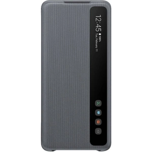 Kup Etui Samsung Galaxy S20+ Plus EF-ZG985CJ szary/gray Clear View Cover - SMG178GRY - {ean13} - Sklep Home Screen