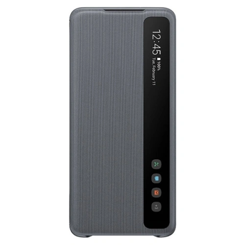 Kup Etui Samsung Galaxy S20+ Plus EF-ZG985CJ szürke/gray Clear View Cover - SMG178GRY - {ean13} - Sklep Home Screen