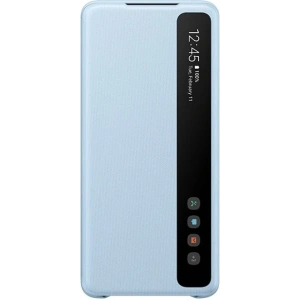 Kup Etui Samsung Galaxy S20+ Plus EF-ZG985CL niebieski/sky blue Clear View Cover - SMG179BLU - {ean13} - Sklep Home Screen
