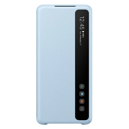 Kup Etui Samsung Galaxy S20+ Plus EF-ZG985CL albastru/sky blue Clear View Cover - SMG179BLU - {ean13} - Sklep Home Screen