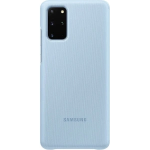 Kup Etui Samsung Galaxy S20+ Plus EF-ZG985CL niebieski/sky blue Clear View Cover - SMG179BLU - {ean13} - Sklep Home Screen