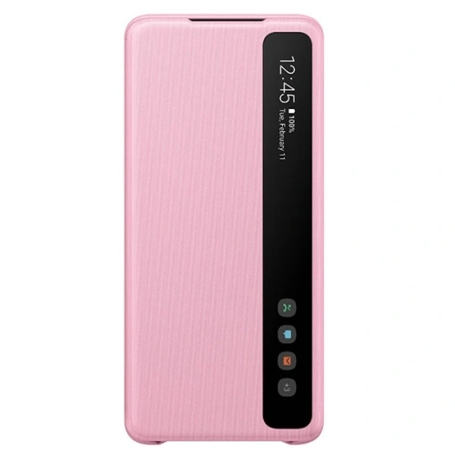 Kup Etui Samsung Galaxy S20+ Plus EF-ZG985CP różowy/pink Clear View Cover - SMG180PNK - {ean13} - Sklep Home Screen