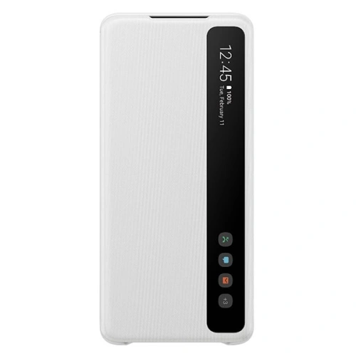 Kup Samsung Gehäuse Galaxy S20+ Plus EF-ZG985CW weiß/weiß Clear View Cover - SMG181WHT - {ean13} - Sklep Home Screen