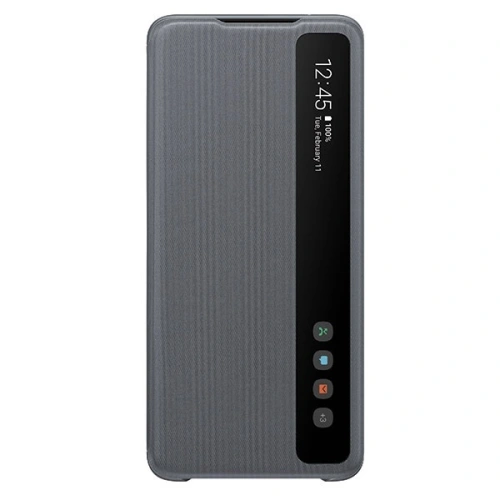 Kup Etui Samsung Galaxy S20 Ultra EF-ZG988CJ szürke/gray Clear View Cover - SMG183GRY - {ean13} - Sklep Home Screen