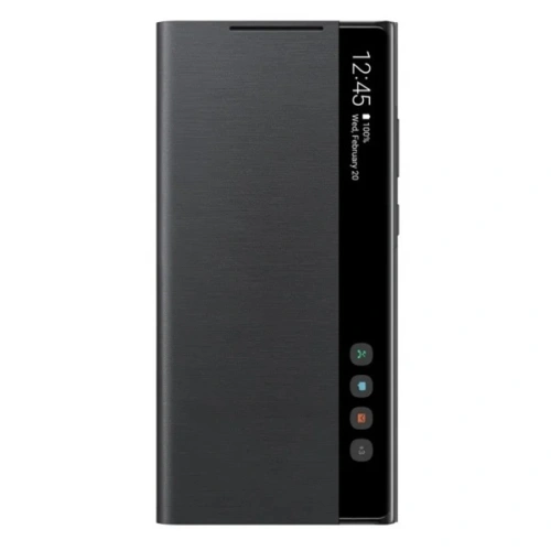 Kup Etui Samsung Galaxy Note 20 EF-ZN980CB negru/black Clear View Cover - SMG185BLK - {ean13} - Sklep Home Screen