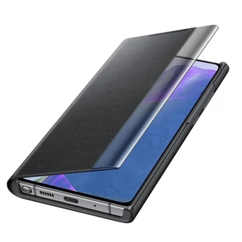 Kup Etui Samsung Galaxy Note 20 EF-ZN980CB negru/black Clear View Cover - SMG185BLK - {ean13} - Sklep Home Screen