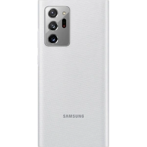 Kup Etui Samsung Galaxy Note 20 Ultra EF-ZN985CS alb argintiu/white silver Clear View Cover - SMG189WHTSLV - {ean13} - Sklep Home Screen