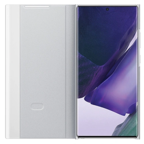 Kup Etui Samsung Galaxy Note 20 Ultra EF-ZN985CS białe srebro/white silver Clear View Cover - SMG189WHTSLV - {ean13} - Sklep Home Screen