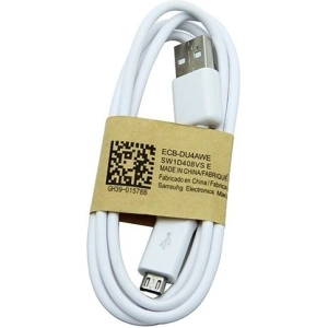 Kabel microUSB Samsung ECB-DU4AWE bulk 100 cm bílý/white