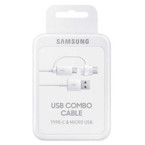 Kup Kabel Samsung EP-DG930DW microUSB + USB-C bílý/white - SMG207WHT - {ean13} - Sklep Home Screen