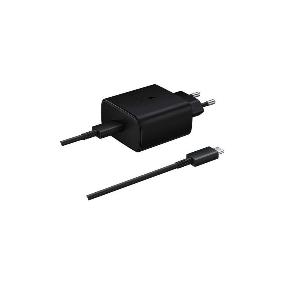 Ładowarka sieciowa Samsung EP-TA845XB PD 45W + kabel USB-C Super Fast Charge czarny/black