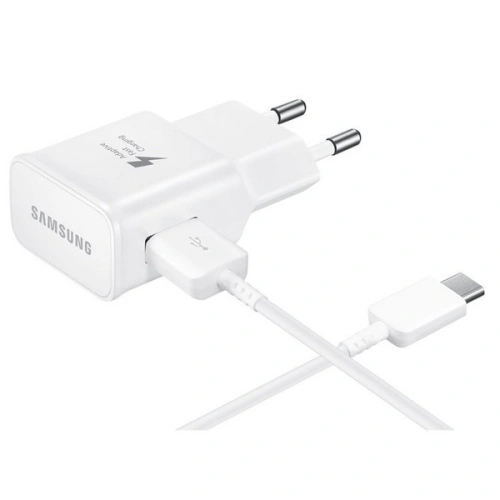 Kup Samsung Ladegerät EP-TA20EWEC Blister Schnellladung USB-C weiß/weiß - SMG257WHT - {ean13} - Sklep Home Screen