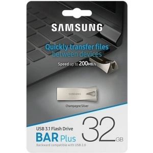 Kup Pendrive Samsung 32GB MUF-32BE3/EU USB 3.1 srebrny/champaign silver - SMG277SLV - {ean13} - Sklep Home Screen