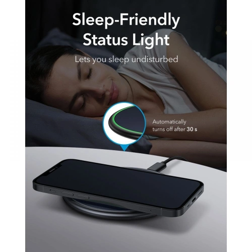 Kup Vezeték nélküli töltő ESR HaloLock Magnetic MagSafe Wireless Charger Midnight Blue - ESR289BLK - {ean13} - Sklep Home Screen