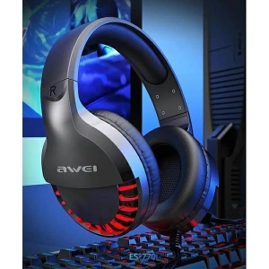Kup AWEI gaming ES-770i fülhalgató mikrofonnal fekete színben - AWEI062BLK - {ean13} - Sklep Home Screen