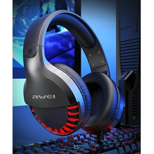 Kup AWEI Gaming-Kopfhörer ES-770i In-Ear Gaming-Kopfhörer mit Mikrofon schwarz/schwarz - AWEI062BLK - {ean13} - Sklep Home Screen