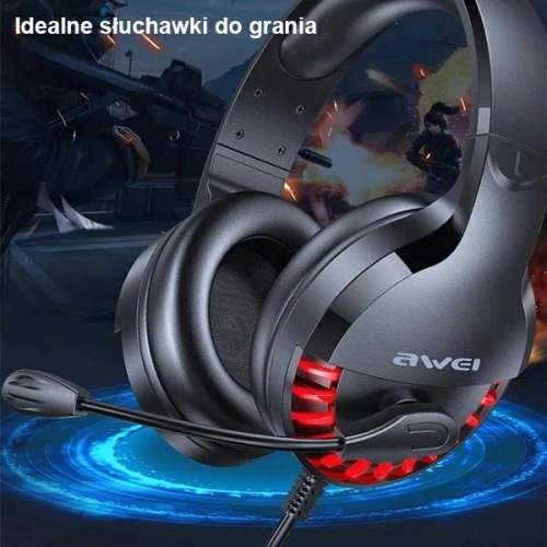 Kup Herní sluchátka AWEI ES-770i s mikrofonem, over-ear, černá/black - AWEI062BLK - {ean13} - Sklep Home Screen