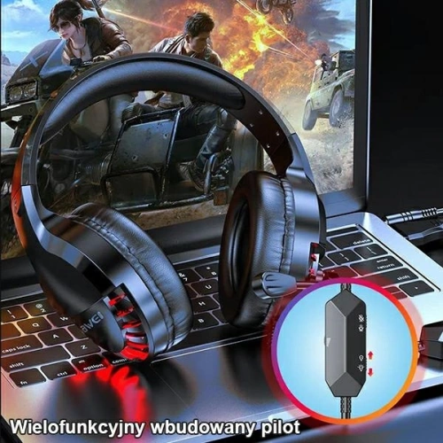 Kup AWEI Gaming-Kopfhörer ES-770i In-Ear Gaming-Kopfhörer mit Mikrofon schwarz/schwarz - AWEI062BLK - {ean13} - Sklep Home Screen