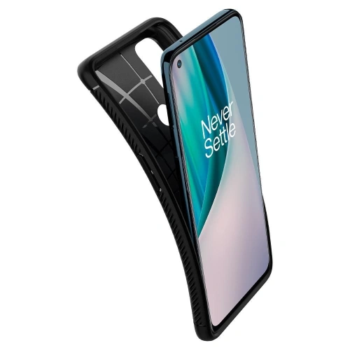 Kup Etui Spigen Rugged Armor Oneplus Nord N10 5G Matte Black - SPN1424BLK - {ean13} - Sklep Home Screen