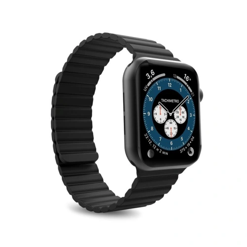 Kup Magnetický pásek PURO ICON LINK Apple Watch 4/5/6/7/SE/8/9/10 40/41/42mm (S/M) (černý) - PUR378BLK - {ean13} - Sklep Home Screen